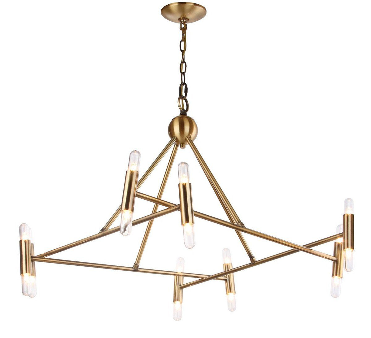 Safavieh Hegarty Chandelier - Gold | Chandeliers | Modishstore - 3