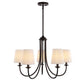 Safavieh Darryn Chandelier - Oil Rubbed Bronze | Chandeliers | Modishstore - 2