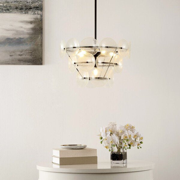 Safavieh Landreth Chandelier - Black | Chandeliers | Modishstore