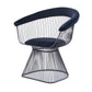 Modrest Chandler - Modern Black Velvet & Black Stainless Steel Dining Chair | Modishstore | Dining Chairs
