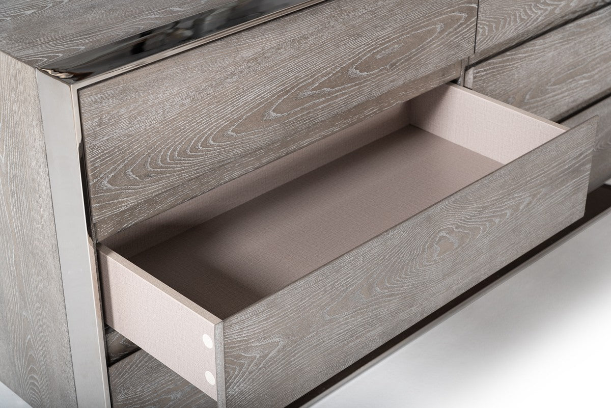Vig Furniture Modrest Arlene Modern Grey Elm Dresser | Modishstore | Dressers-3