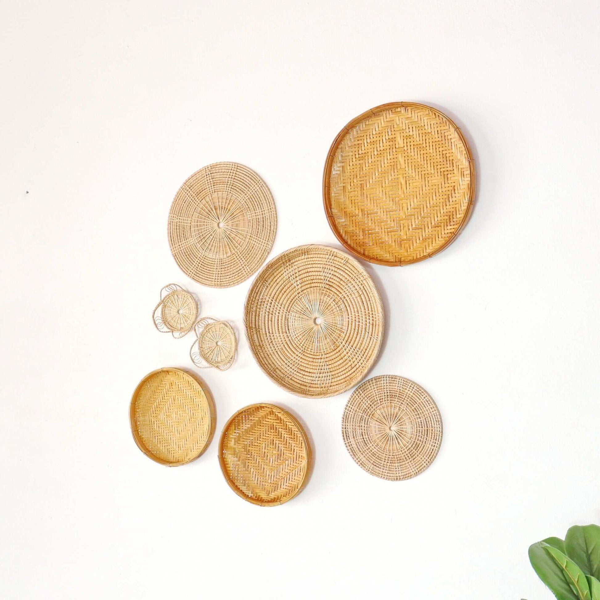 Chicha - Wall Hanging Art DeCor Set Of 8 By Thaihome | Wall Decor | Modishstore - 5