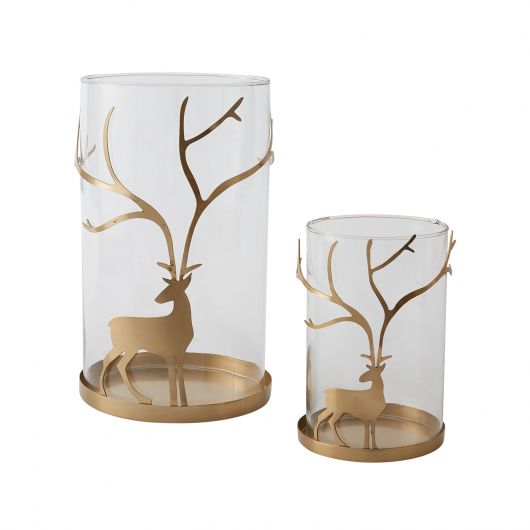 Chital Candleholder Set Of 2 By Accent Decor | Candle Holders | Modishstore - 4