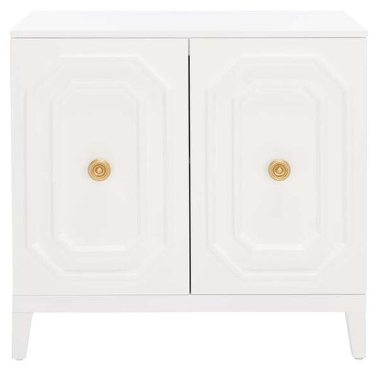Safavieh Riya 2 Door Cabinet - White | Cabinets | Modishstore
