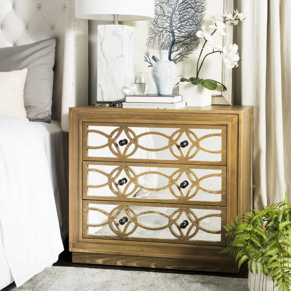 Safavieh Catalina 3 Drawer Chest | Drawers | Modishstore - 9