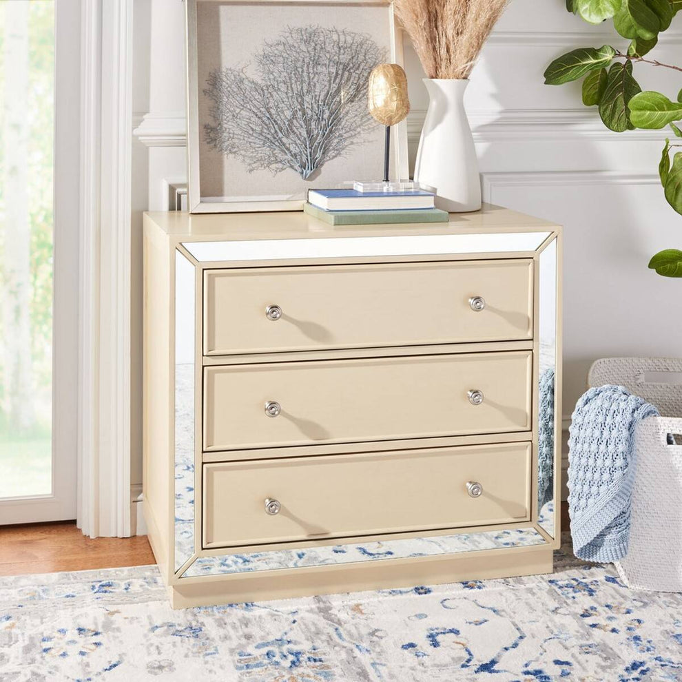 Safavieh Basie 3 Drawer Chest | Drawers | Modishstore - 6