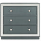 Safavieh Basie 3 Drawer Chest | Drawers | Modishstore - 9