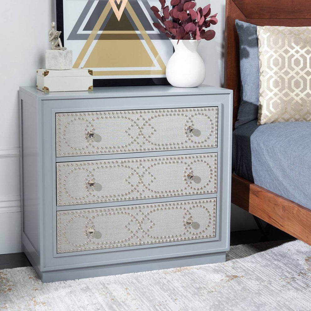 Safavieh Kenta 3 Drawer Chest | Drawers | Modishstore - 6