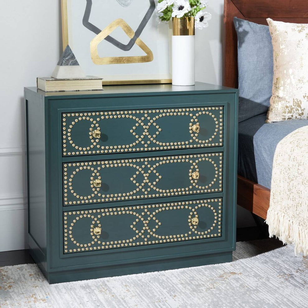 Safavieh Kenta 3 Drawer Chest | Drawers | Modishstore - 10