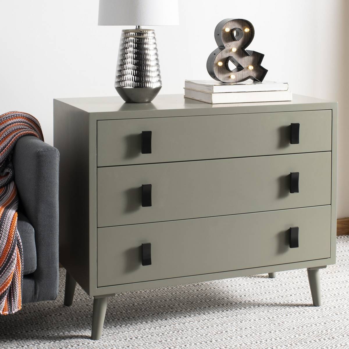 Safavieh Blaize 3 Drawer Chest | Drawers | Modishstore - 2