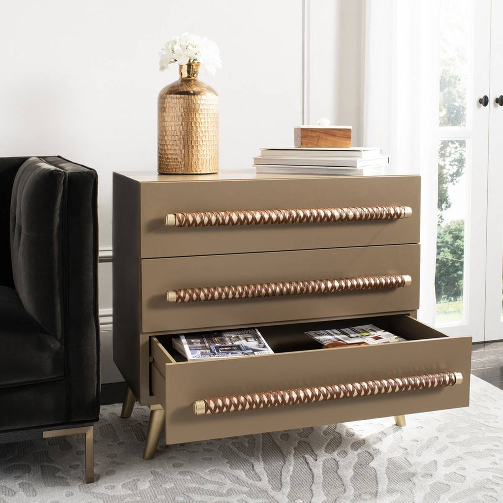 Safavieh Raquel 3 Drawer Chest | Drawers | Modishstore - 2