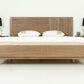 Modrest Claire - Contemporary Natural Light Mocha Acacia Bed | Modishstore | Beds