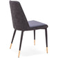Modrest Clyburn - Modern Dark Grey Dining Chair (Set of 2)