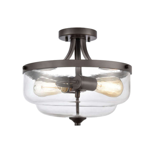 2L Semi Flush In ORB | Ceiling Lamps | Modishstore