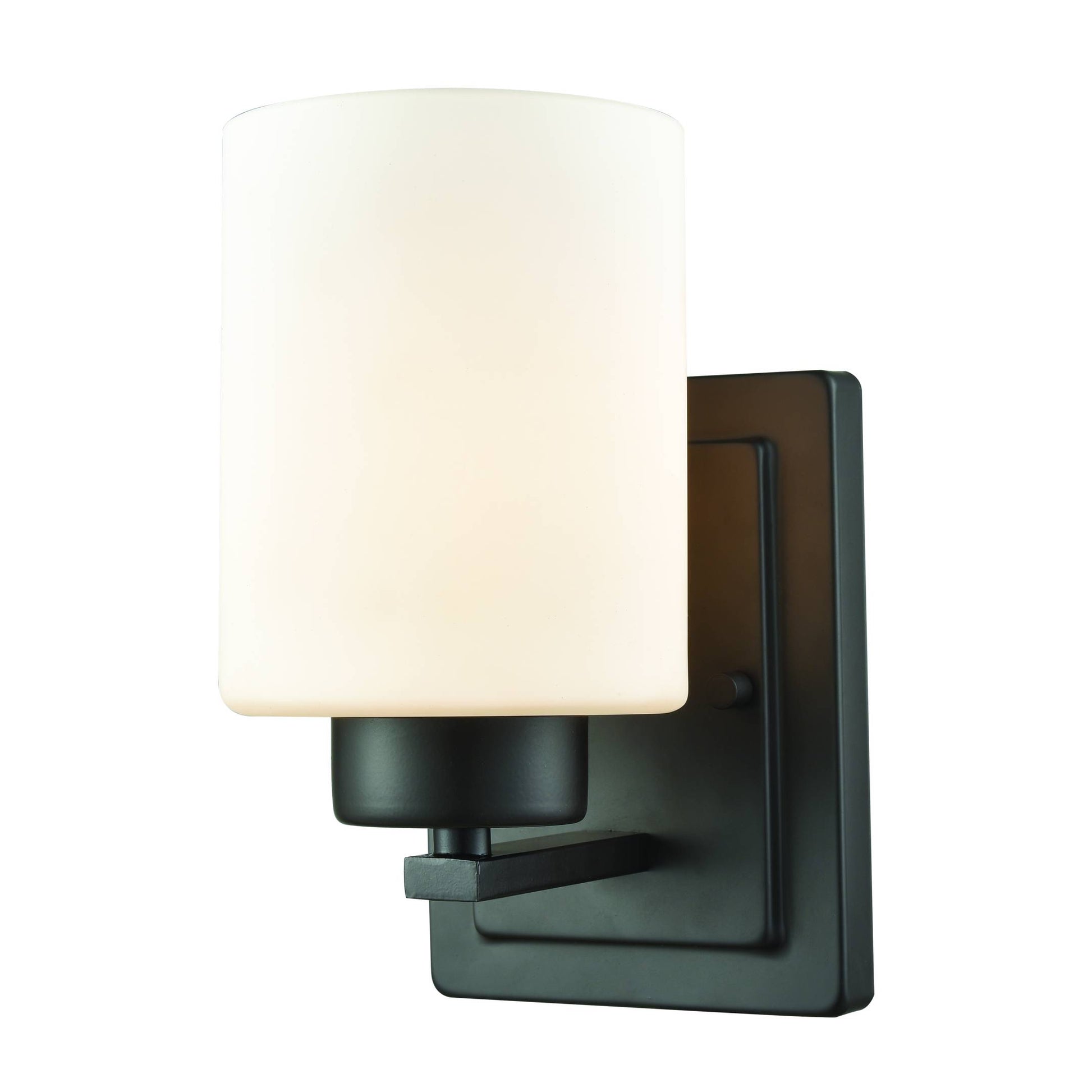Summit Place 1-Light For The Bath In Oil Rubbed Bronze With Opal White GlassELK | Vanity Light | Modishstore | CN579171