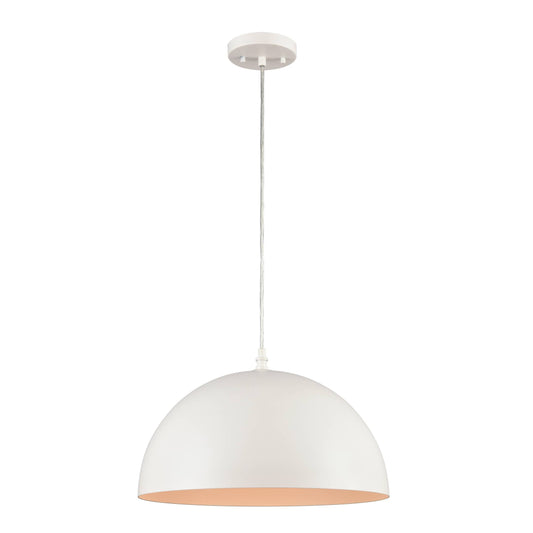 1L White Pendant  ELK | Pendant Lamps | Modishstore | CN701154