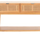 Safavieh Baisley 2 Drawer Rattan Console Table | Console Tables | Modishstore - 1