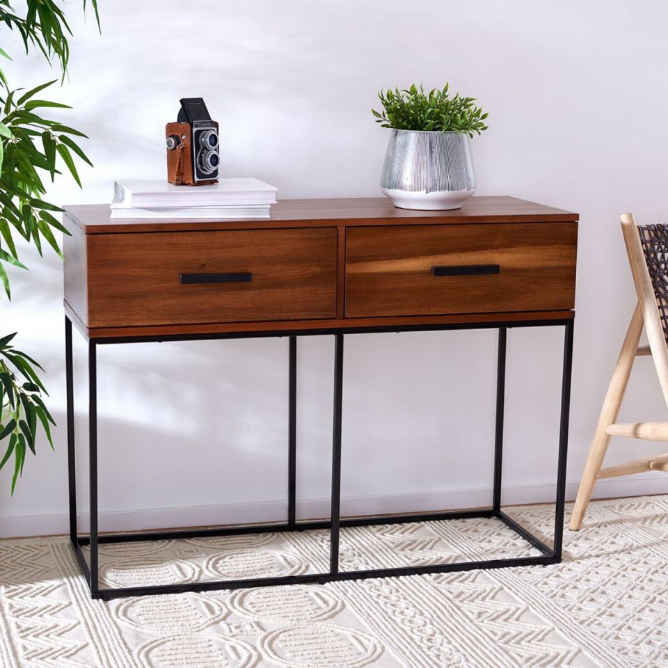 Safavieh Marquise 2 Drawer Console Table | Console Tables | Modishstore - 2