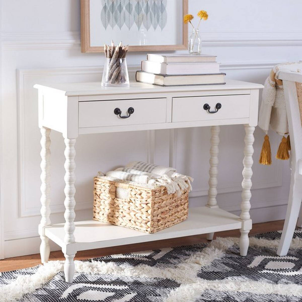 Safavieh Athena 2 Drawer Console Table | Console Tables | Modishstore - 2