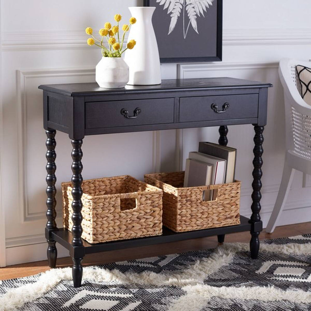 Safavieh Athena 2 Drawer Console Table | Console Tables | Modishstore - 6