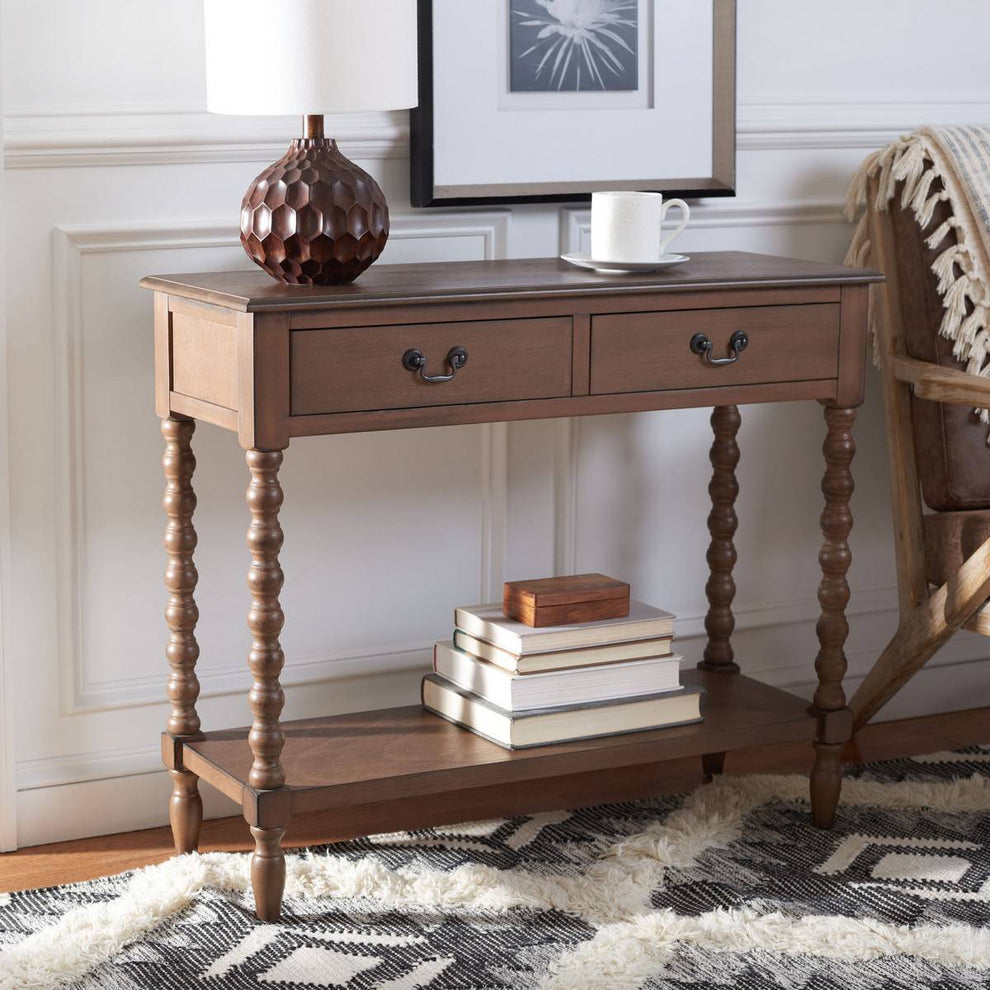 Safavieh Athena 2 Drawer Console Table | Console Tables | Modishstore - 9