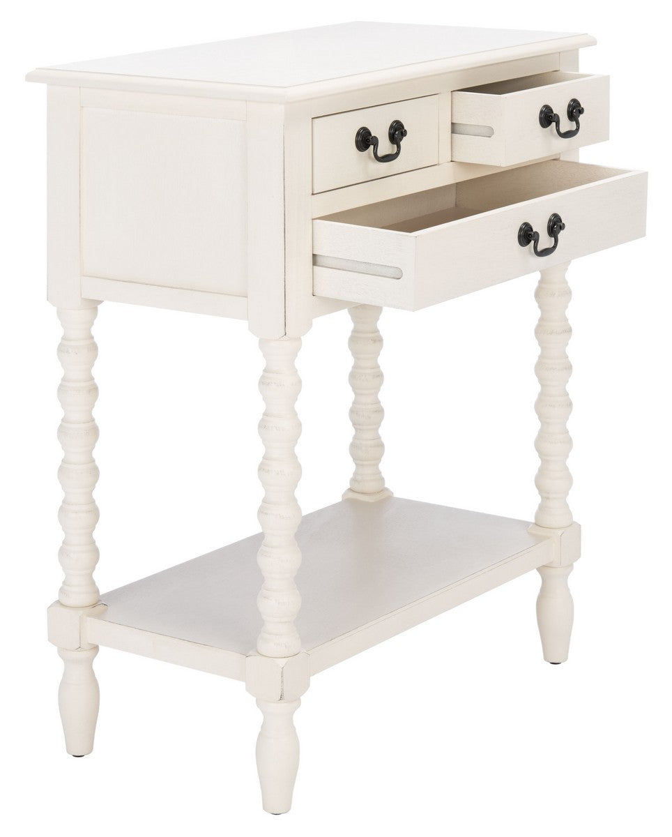 Safavieh Athena 3 Drawer Console Table | Console Tables | Modishstore - 4