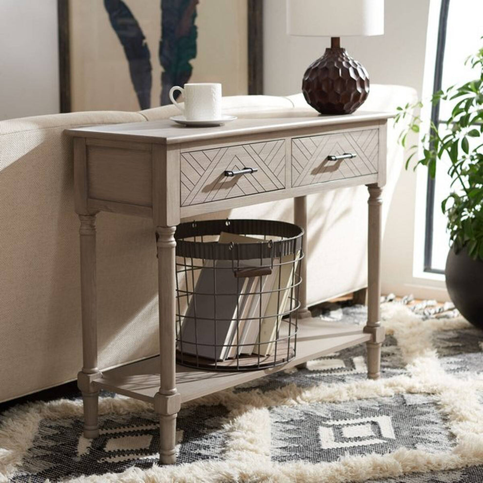 Safavieh Peyton 2 Drawer Console Table | Console Tables | Modishstore - 6