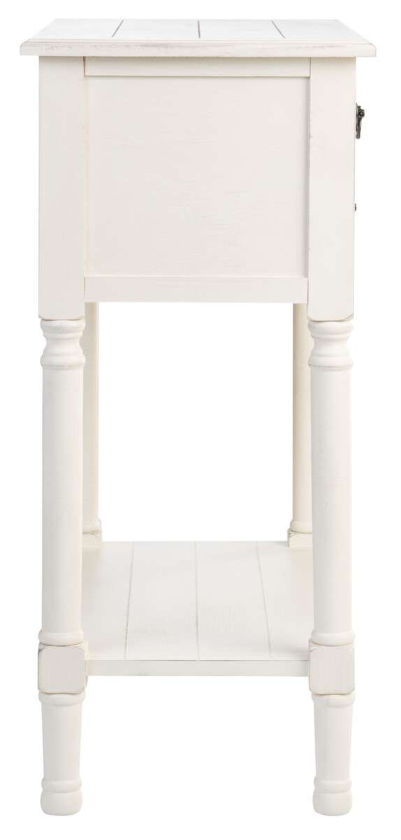 Safavieh Primrose 3 Drawer Console Table - Distressed White | Console Tables | Modishstore - 4