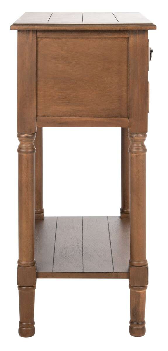 Safavieh Primrose 3 Drawer Console Table - Brown | Console Tables | Modishstore - 2