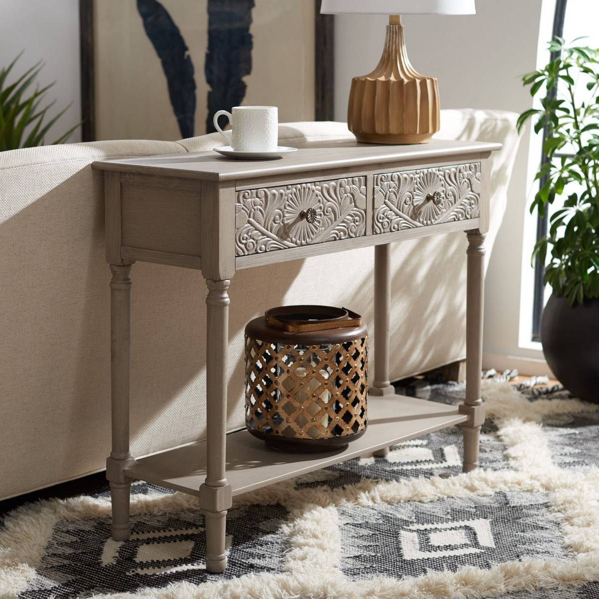 Safavieh Josie 2 Drawer Console Table | Console Tables | Modishstore - 6