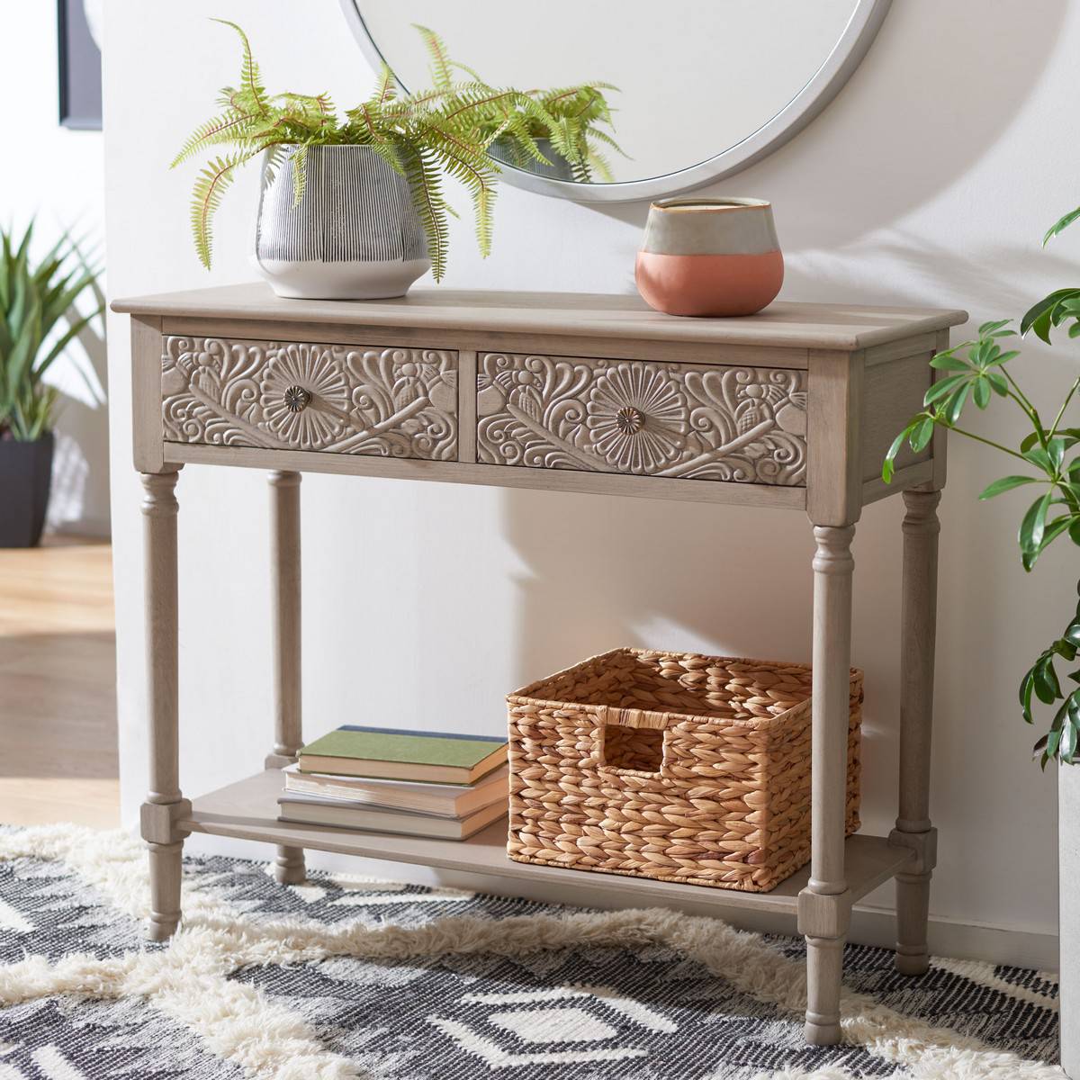 Safavieh Josie 2 Drawer Console Table | Console Tables | Modishstore - 7