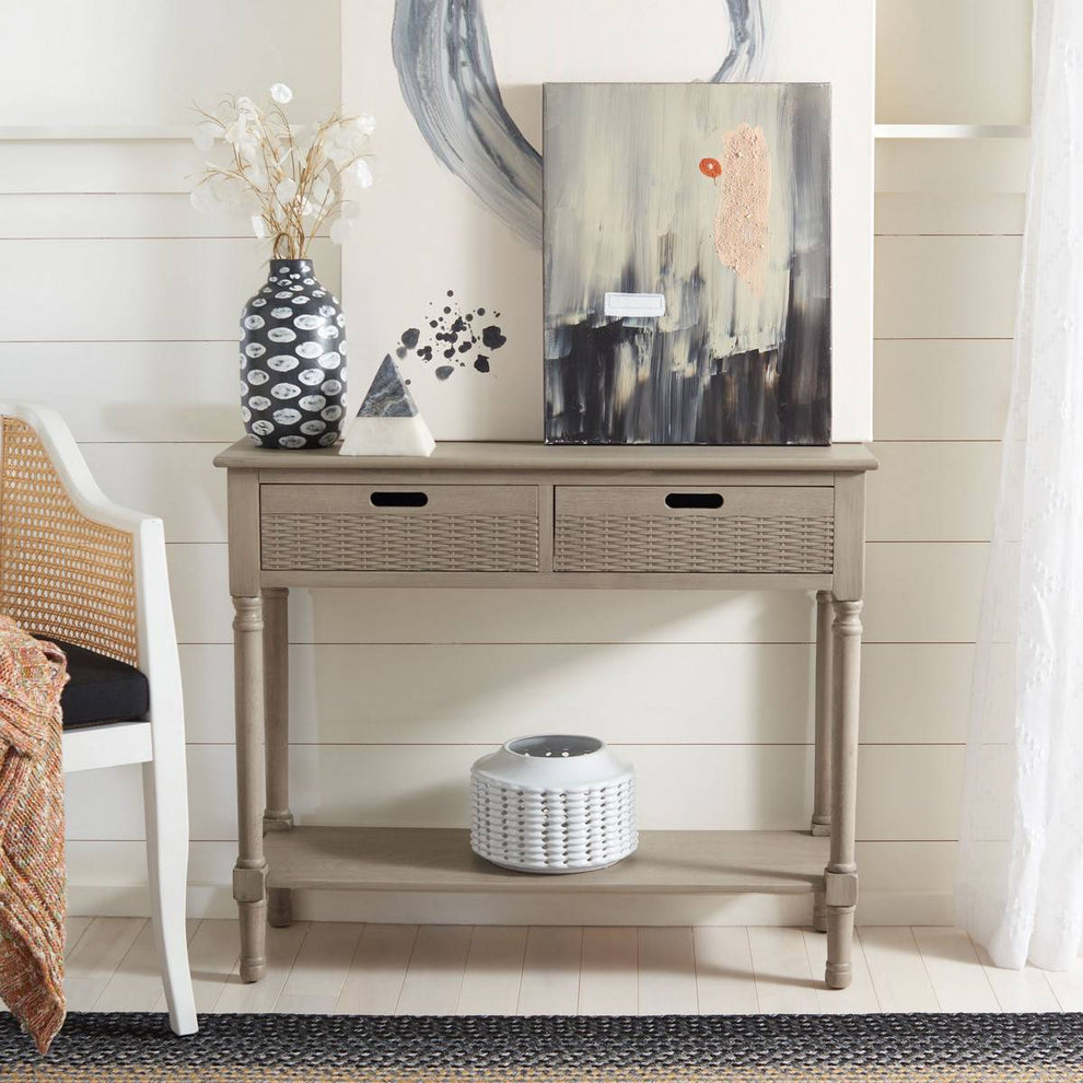 Safavieh Landers 2 Drawer Console | Console Tables | Modishstore - 15