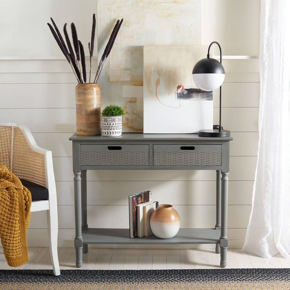 Safavieh Landers 2 Drawer Console | Console Tables | Modishstore - 18
