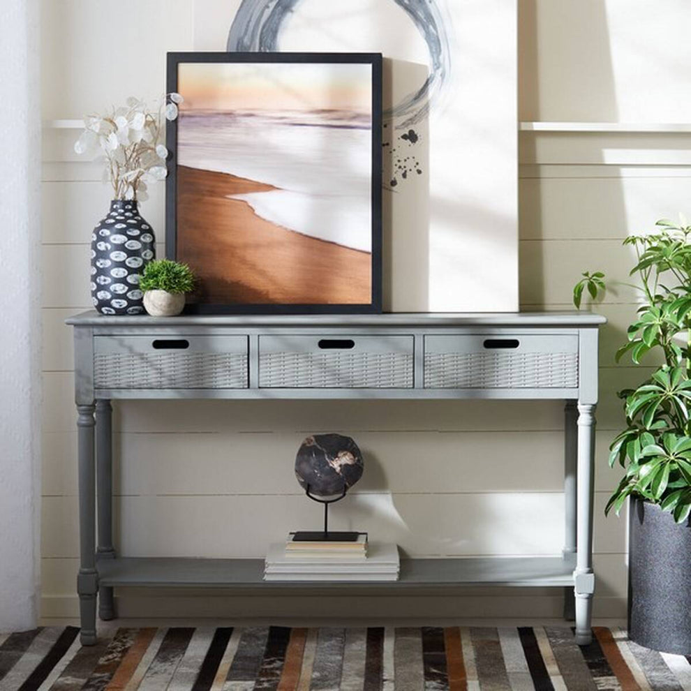 Safavieh Landers 3 Drawer Console | Console Tables | Modishstore - 18