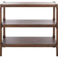 Safavieh Rafiki 3 Shelf Console Table - Brown | Console Tables | Modishstore