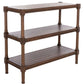 Safavieh Rafiki 3 Shelf Console Table - Brown | Console Tables | Modishstore - 2