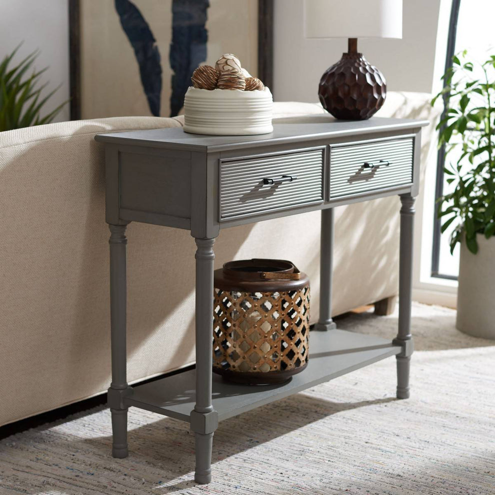 Safavieh Ryder 2Drw Console Table | Console Tables | Modishstore - 4