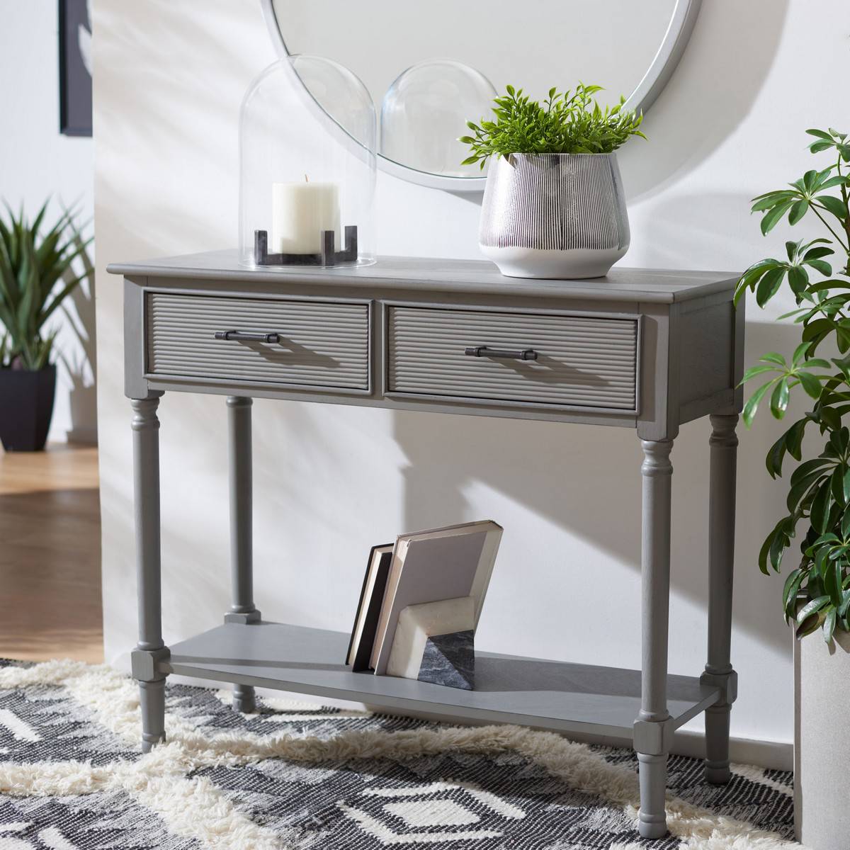 Safavieh Ryder 2Drw Console Table | Console Tables |  Modishstore  - 3