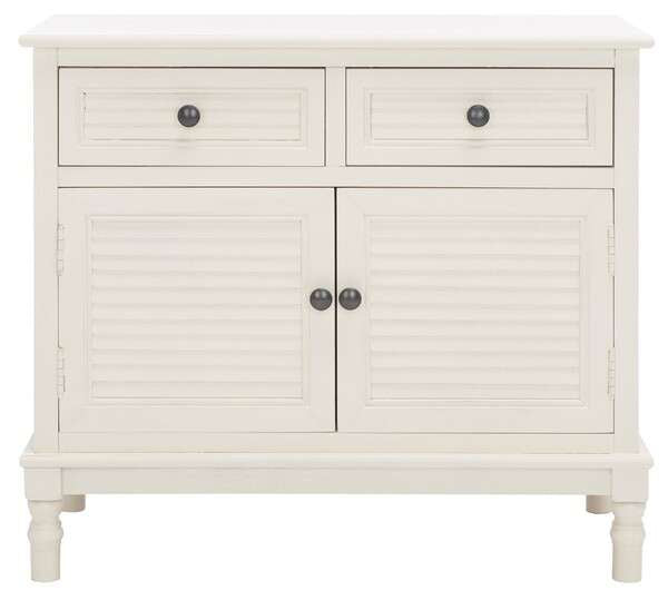 Safavieh Tate 2Drw 2 Door Sideboard - Distressed White | Console Tables | Modishstore - 2