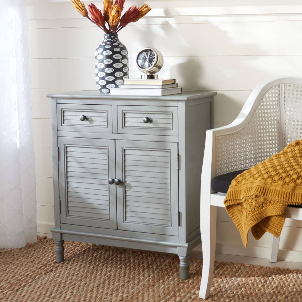 Safavieh Tate 2Drw 2 Door Sideboard | Cabinets | Modishstore - 2