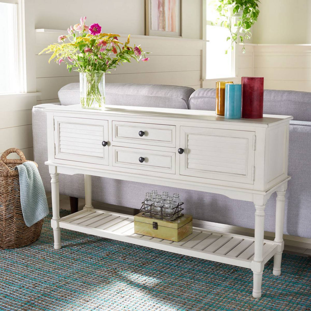 Safavieh Tate 2Drw 2 Door Console Table | Console Tables | Modishstore - 2