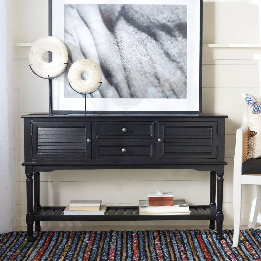 Safavieh Tate 2Drw 2 Door Console Table | Console Tables | Modishstore - 7