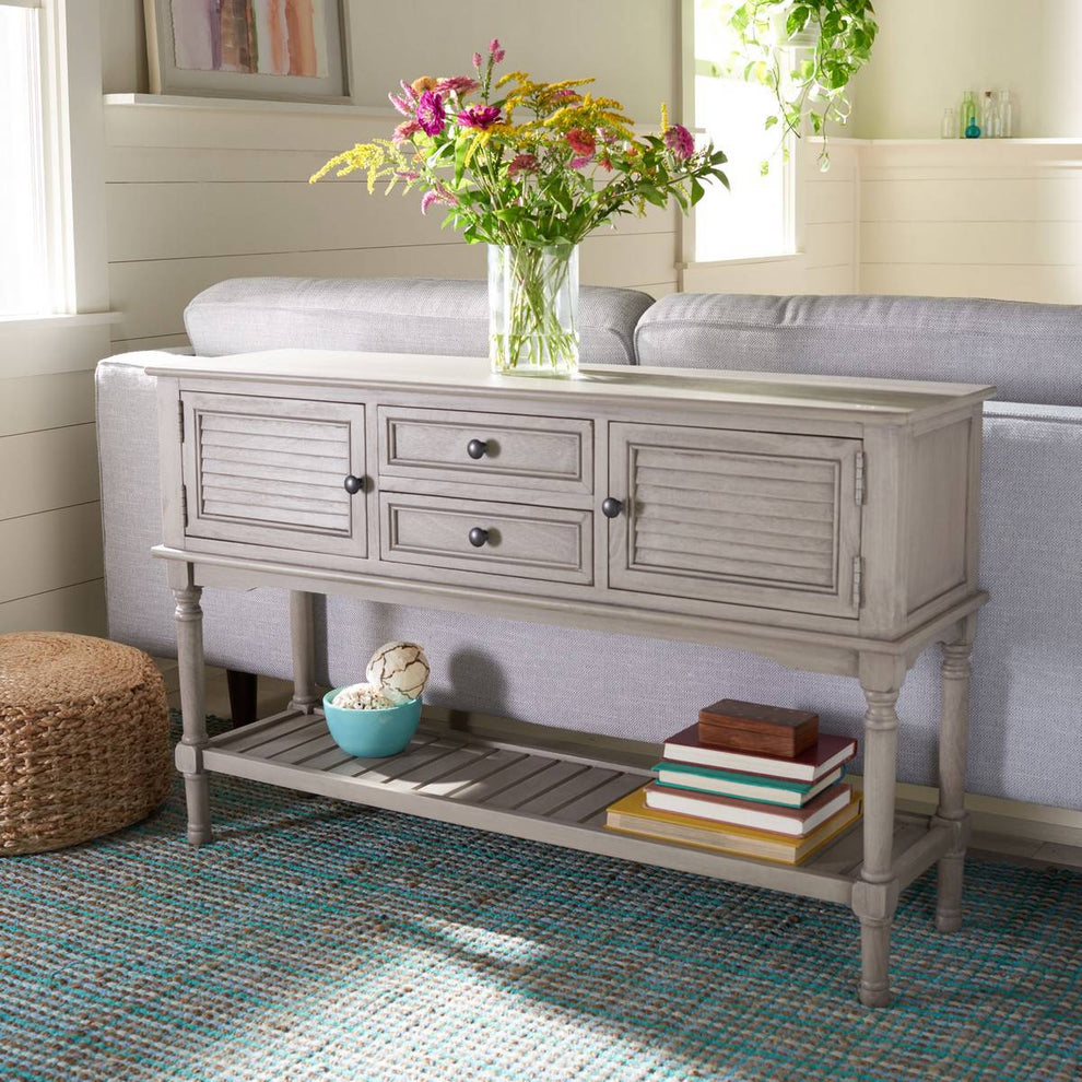 Safavieh Tate 2Drw 2 Door Console Table | Console Tables | Modishstore - 14