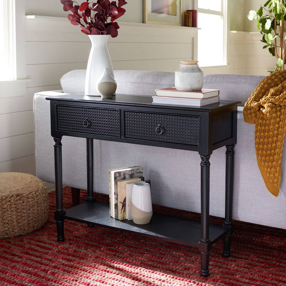 Safavieh Haines 2Drw Console Table | Console Tables | Modishstore - 2