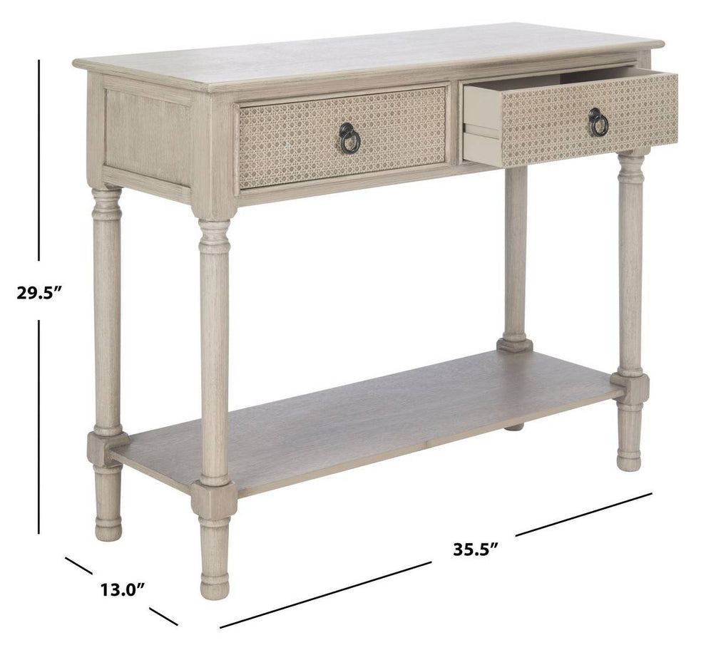 Safavieh Haines 2Drw Console Table | Console Tables | Modishstore - 8