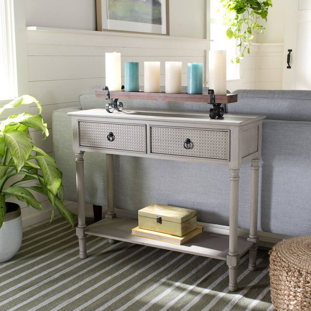 Safavieh Haines 2Drw Console Table | Console Tables | Modishstore - 6