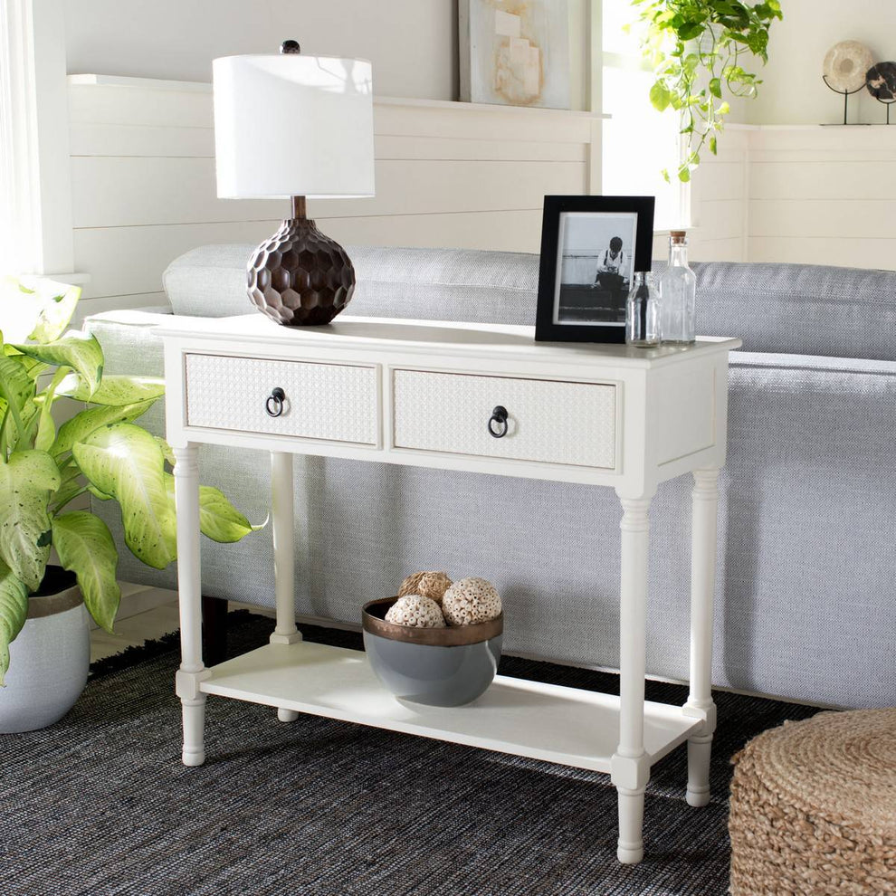 Safavieh Haines 2Drw Console Table | Console Tables | Modishstore - 10