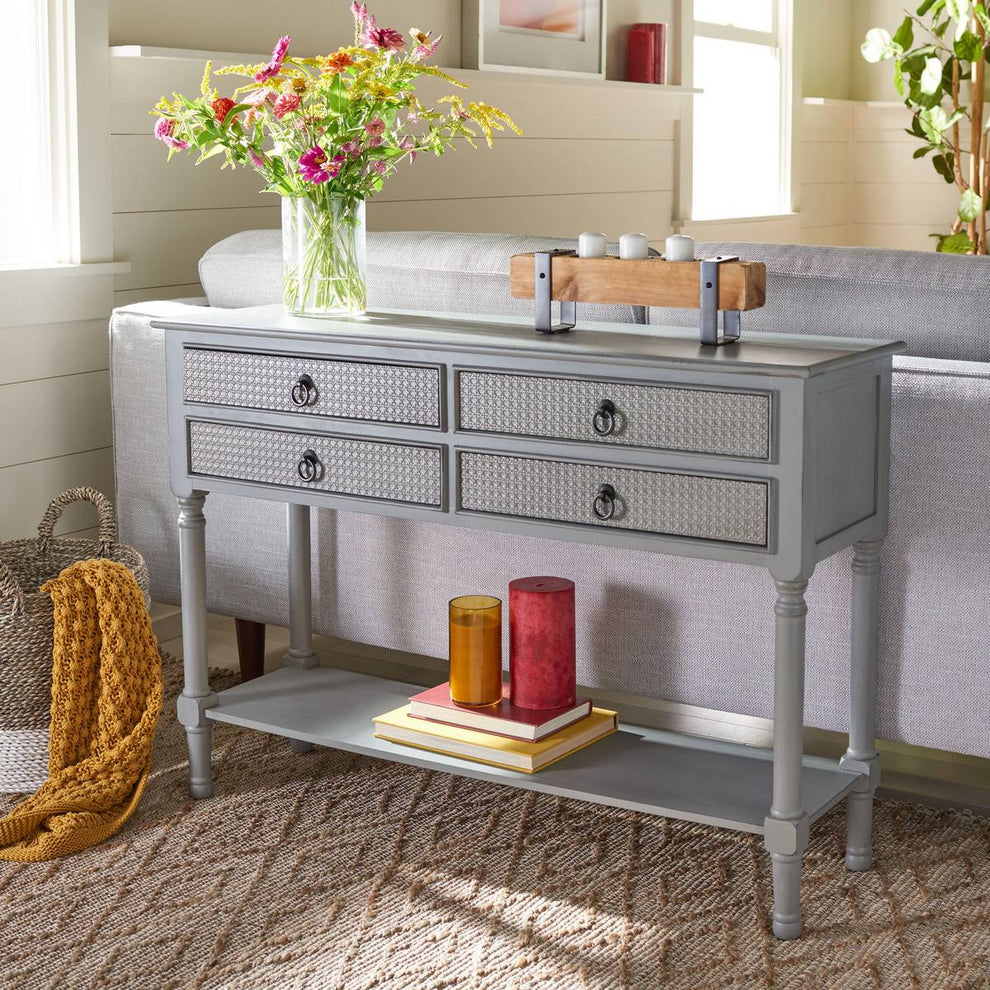 Safavieh Haines 4Drw Console Table | Console Tables | Modishstore - 6