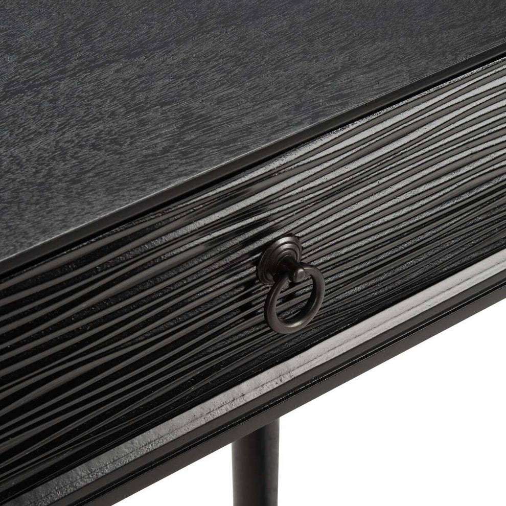 Safavieh Aliyah 2Drw Console Table - Black | Console Tables | Modishstore - 3