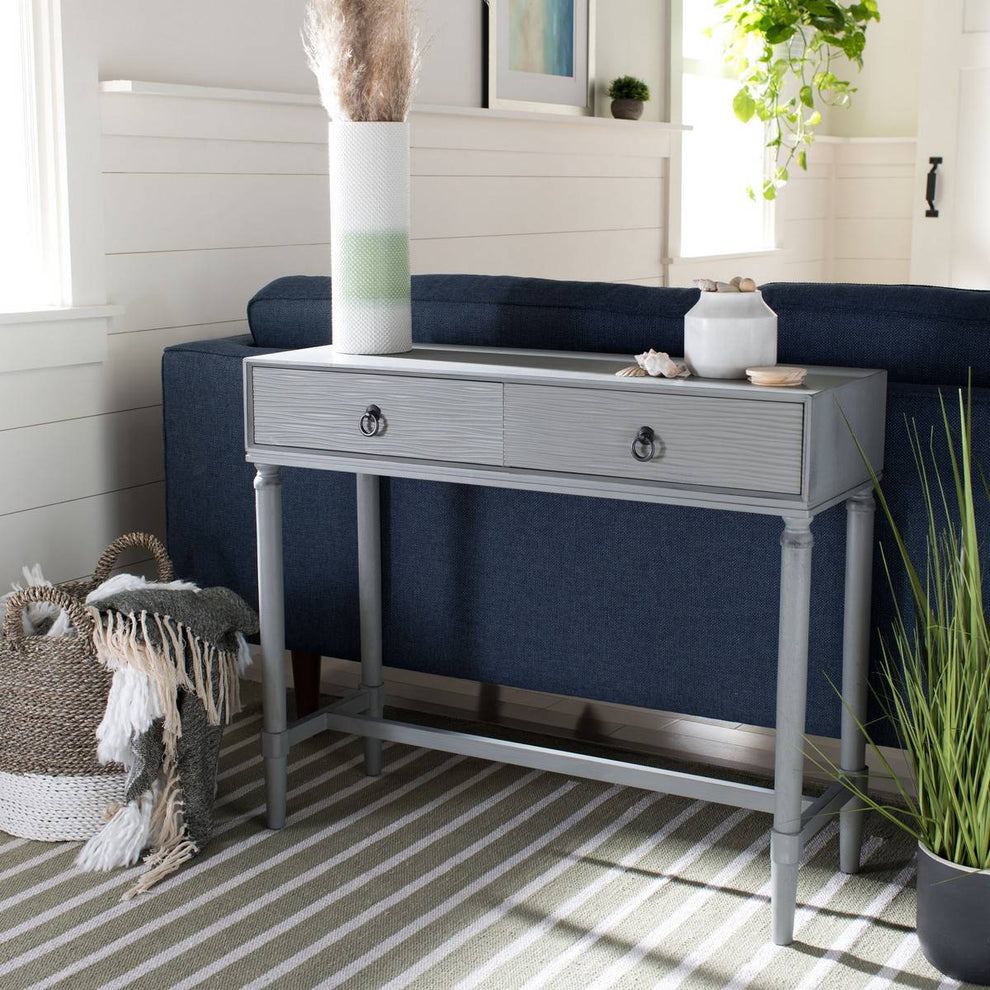 Safavieh Aliyah 2Drw Console Table | Console Tables | Modishstore - 2